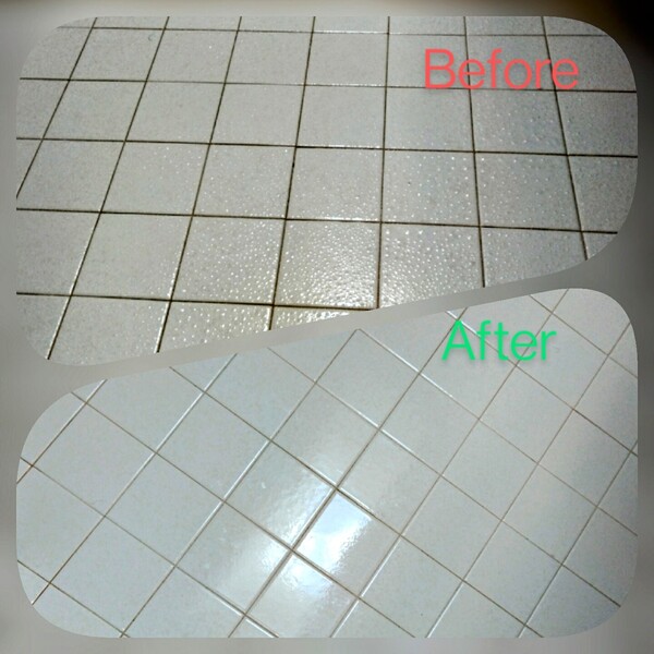 Before/After Tile & Grout Cleaning in Centreville, VA (1)